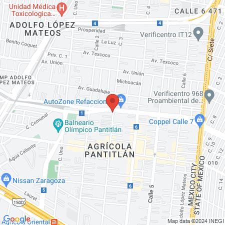 Barbería New Look map