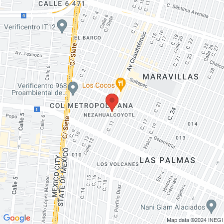 Estética Zafiro map