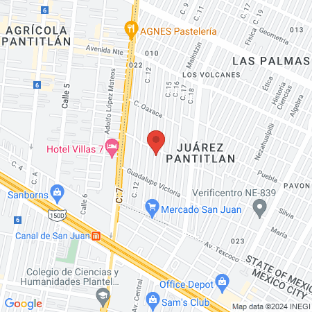 Barbería del barrio map