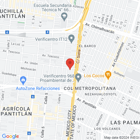 Nuskin CDMX map