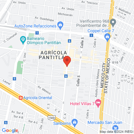 Consultorio Dental Dr.Jesus Pliego Ladron De Guevara map