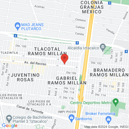 Estética D'Luis map