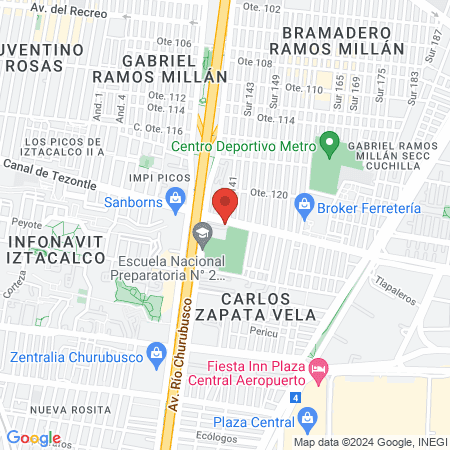 Servicio Dental map