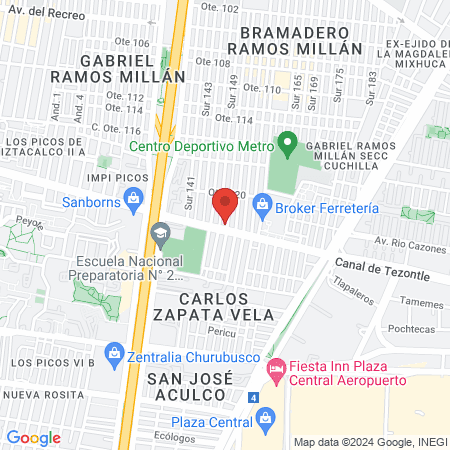 Consultorio Dr Prado map