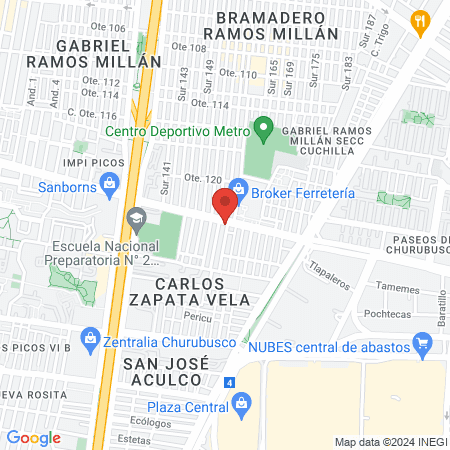 Venta de Gelipet dentro de Vet "Canina O Malley" map