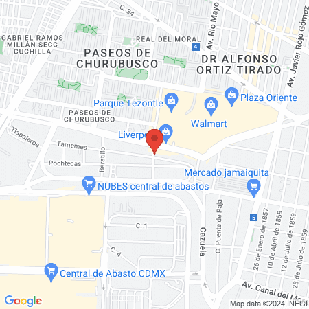 Sonrisas Forever (Tezontle) map