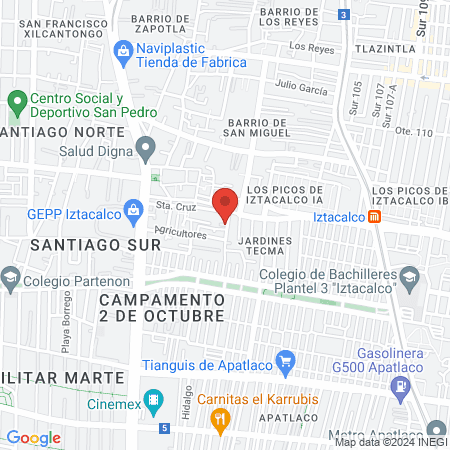 General de navajas barber shop map