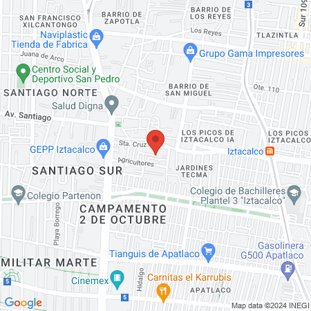 Consultorio Médico y de Fisioterapia Santa Cruz map