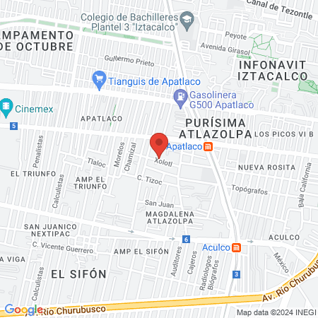 URGENCIAS DENTALES 24HRS. map