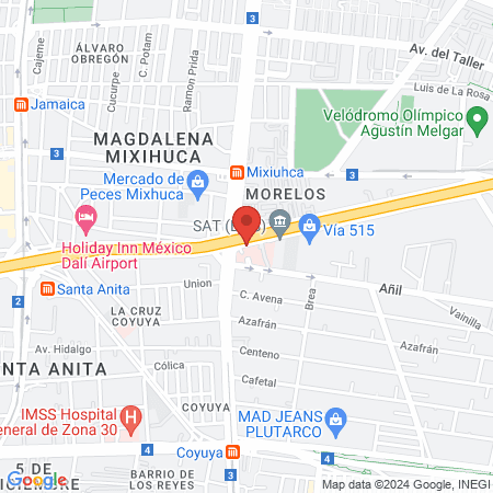 IMSS Hospital General De Zona No 2-A map