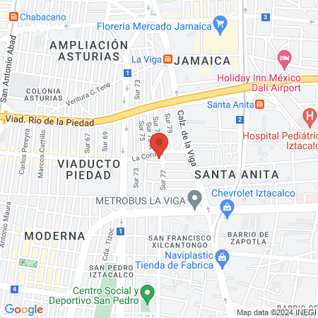 Estética Teknia map