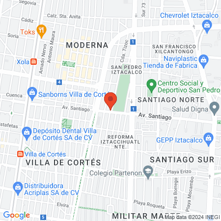 GIMNASIO MR. FORTIS map