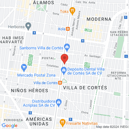 Fisioterapeutica Mexicana map