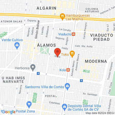 RPM CENTER Rehabilitación para mascotas map