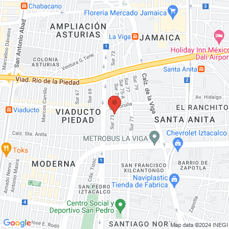 Clínica veterinaria Guardián map