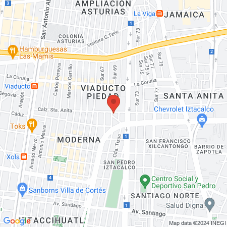 Surtidora Santa Canita map