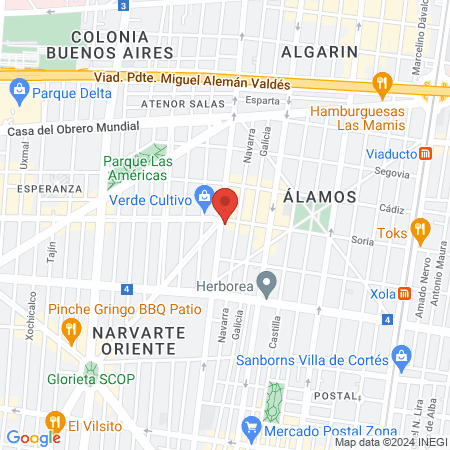 Amer Master Narvarte map