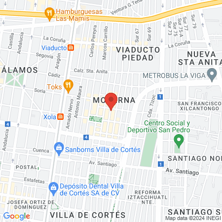 Podólogo y pedicuristas Dr. Scholl's map