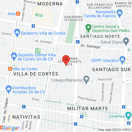 SERVICIOS VETERINARIOS map