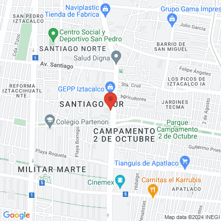 Estética Violeta map