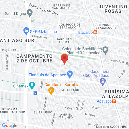 Barber SHOP El Continental map