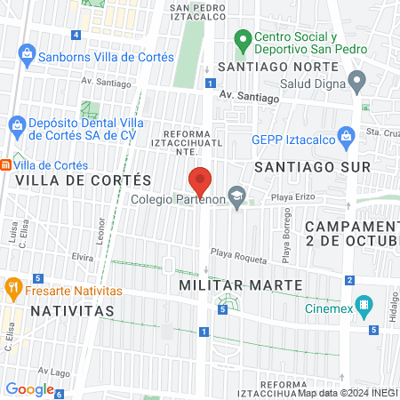 Aliaron Hair Estetica map