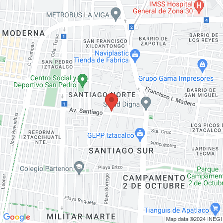 Estética Ambos Sexos map