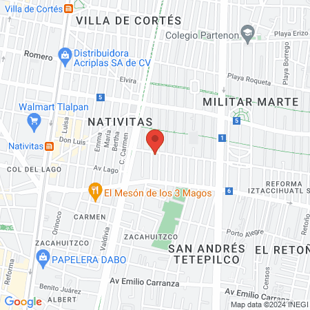 Masajes y Terapias Físicas Clínica Colibrí map