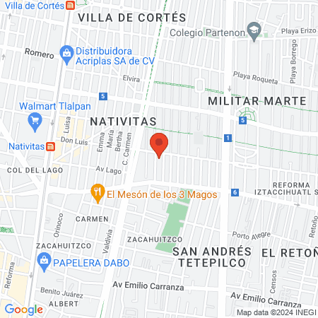 Masajes y Rehabilitacion fisica map