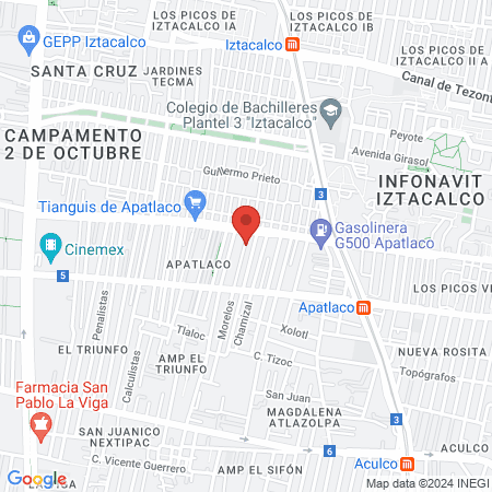 Dr. Luis Ernesto Gómez Montoya, Cirujano general map