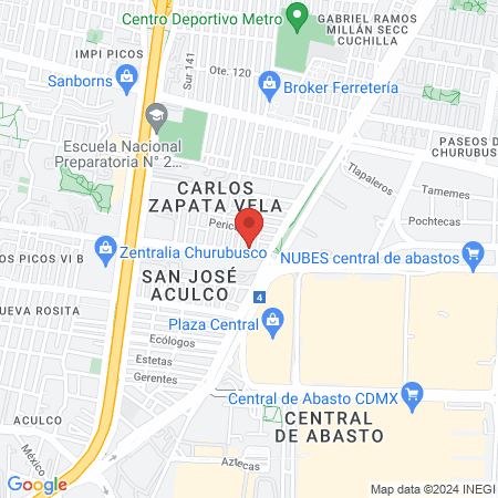 Podólogo Dr. Scholl's map