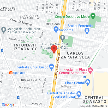 Podólogos ,clínica del pie . map