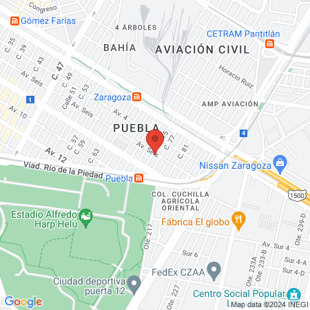 SCISSORS Estetica Familiar y Barberia map