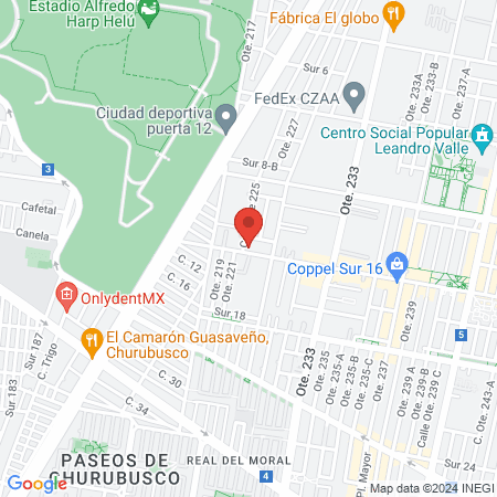 Clinica canina map