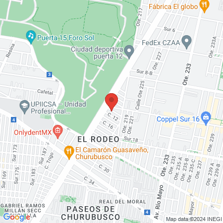 Consultorio Dental Pelite Sau map