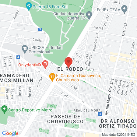 Liliana Chávez Guzmán, Angiólogo map