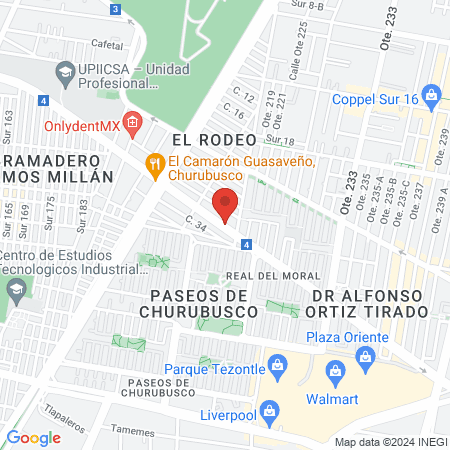 Erika Berenice Ramírez Pérez, Angiólogo map