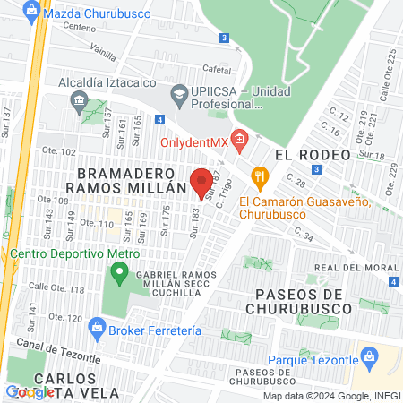 Salón de uñas Orquidea map