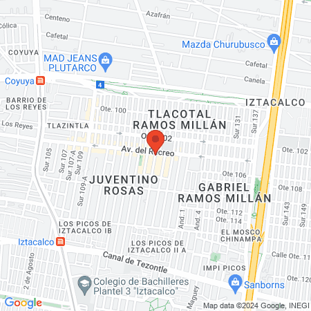 Cursos de Barberia map