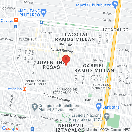 Clínica veterinaria flor de liz map