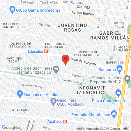 Consultorio de Sexología y Psicoterapia map