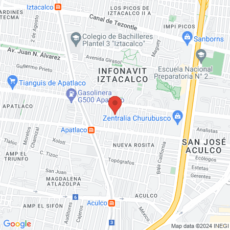 HUESERO ROMAN BERNAL CORONADO map