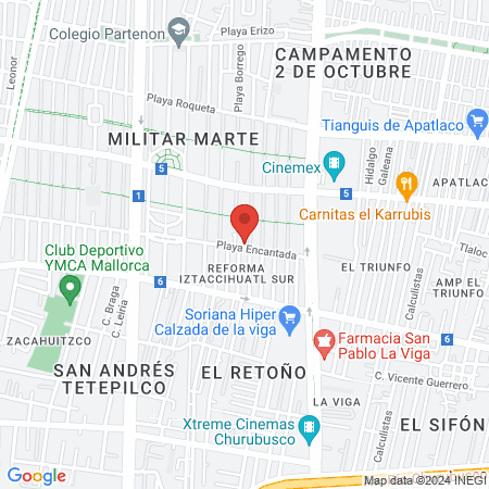 Veterinaria Collins map