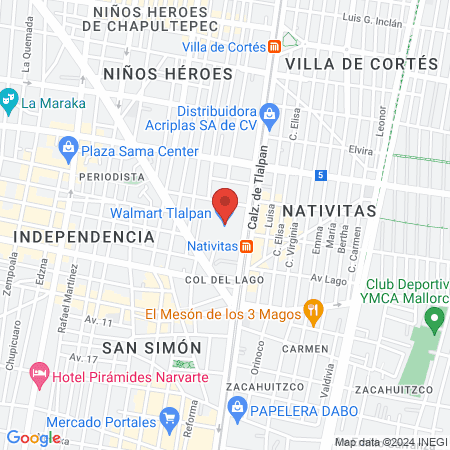 Sonrident Nativitas map