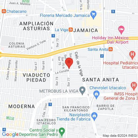 ESTETICA YAZMIN map