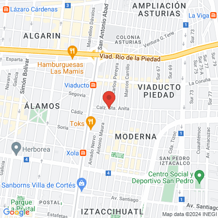 Estética Génesis map