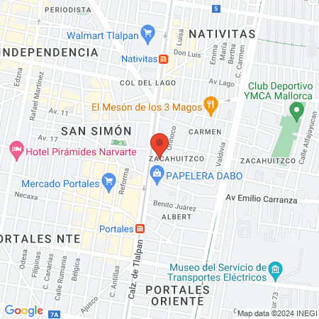 FISIOTERAPEUTA Mariel Hernández map