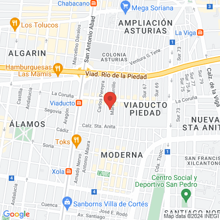 Oftalmóloga Norma Lara DIME map