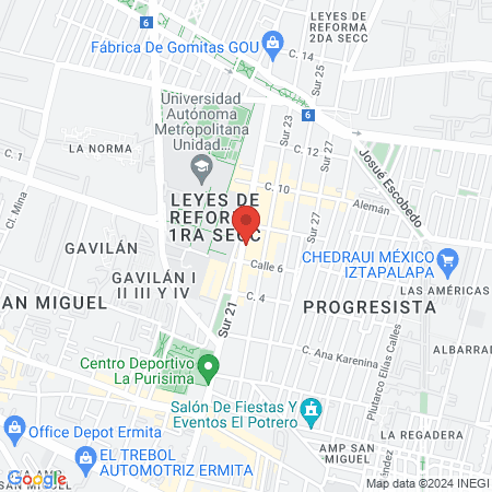 Barber Club La Diabla map