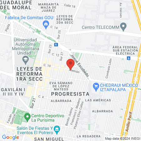 Doctor Moran José Gonzalo map